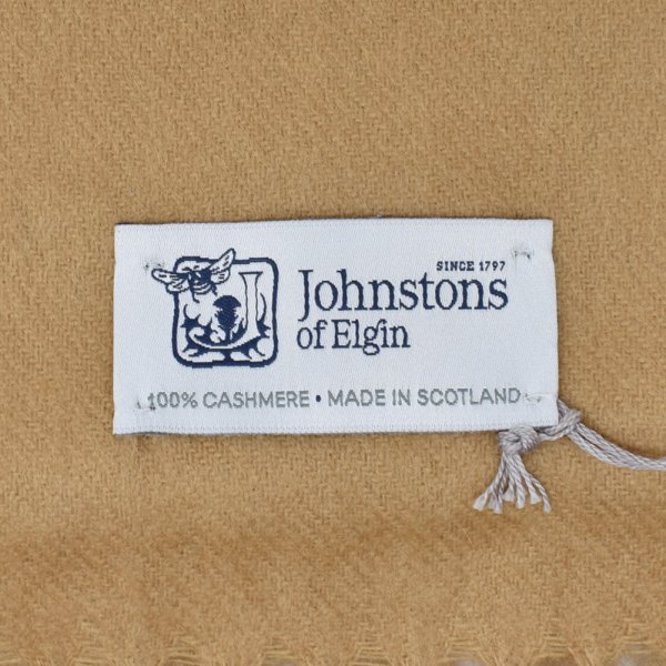 画像3: Johnstons ジョンストンズ WA000056SB4142 WA56 2022AW 大判 マフラー ストール カシミア100％ 無地 メンズ レディース (3)