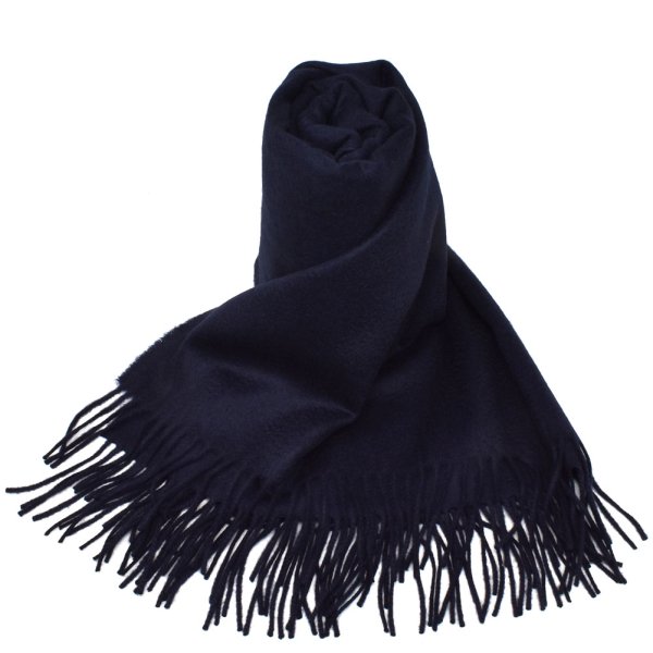 画像1: Johnstons ジョンストンズ WA000056SD7330 WA56 2022AW 大判 マフラー ストール カシミア100％ 無地 メンズ レディース (1)