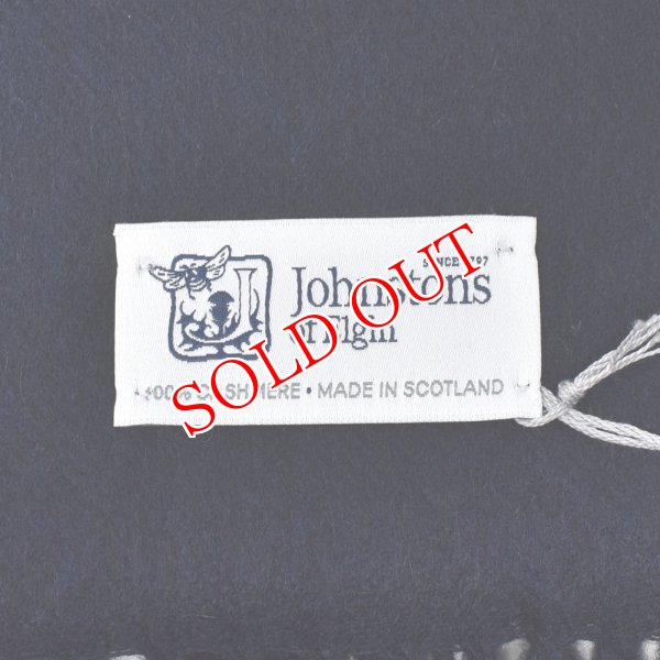 画像3: Johnstons ジョンストンズ WA000056SD7330 WA56 2022AW 大判 マフラー ストール カシミア100％ 無地 メンズ レディース (3)