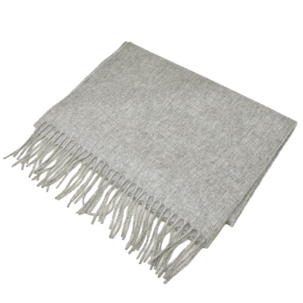 画像2: Johnstons ジョンストンズ WA000057HA0100 WA57 2022AW 中判 ストール マフラー カシミア 100％ 無地 メンズ レディース (2)