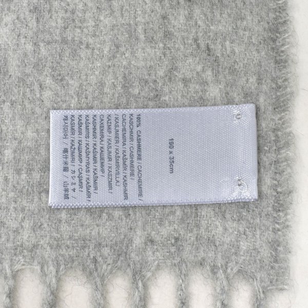 画像4: Johnstons ジョンストンズ WA000057HA0100 WA57 2022AW 中判 ストール マフラー カシミア 100％ 無地 メンズ レディース (4)