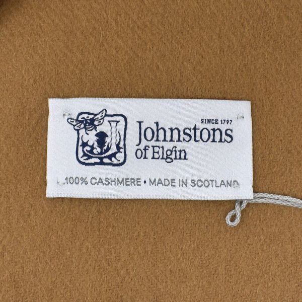 画像3: Johnstons ジョンストンズ WA000057SB3022 WA57 2022AW 中判 ストール マフラー カシミア 100％ 無地 メンズ レディース (3)