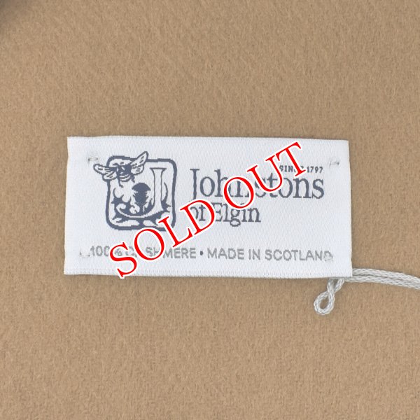 画像3: Johnstons ジョンストンズ WA000057SB3022 WA57 2022AW 中判 ストール マフラー カシミア 100％ 無地 メンズ レディース (3)