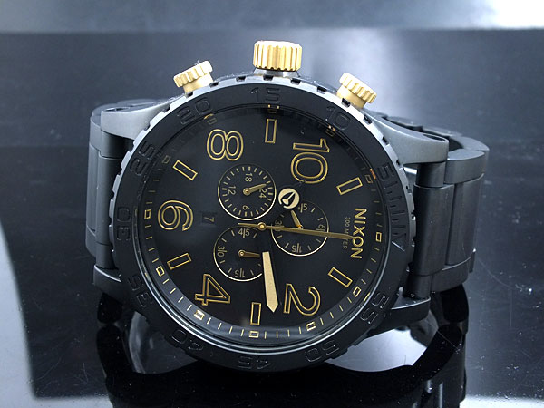 Amazon.co.jp: Nixon A277-513 Diplomat SS 男性用時計 ゴールド