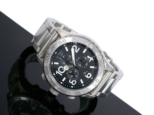 ☆国内発送☆Nixonニクソン 42-20 CHRONO Black A037000 (Nixon