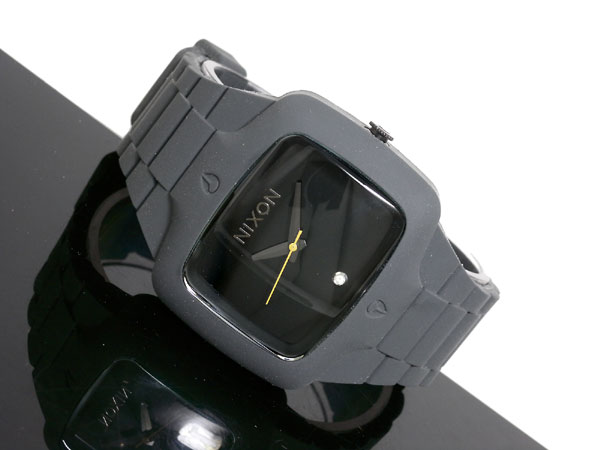 NIXON ニクソン 腕時計 RUBBER PLAYER A139-195 GRAY/BLACK
