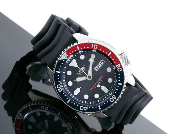 セイコー SEIKO ダイバー ネイビーボーイ 自動巻き 日本製 腕時計 SKX009J1