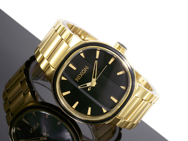 NIXON ニクソン 腕時計 キャピタル CAPITAL ALL BLACK/GOLD A090-510