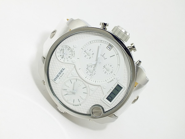 ディーゼル DIESEL フォータイム アナデジ クロノグラフ 腕時計 DZ7194