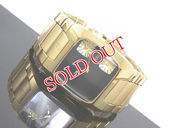 画像1: NIXON ニクソン THE BANKS メンズ腕時計 GOLD/BLACK A060-510