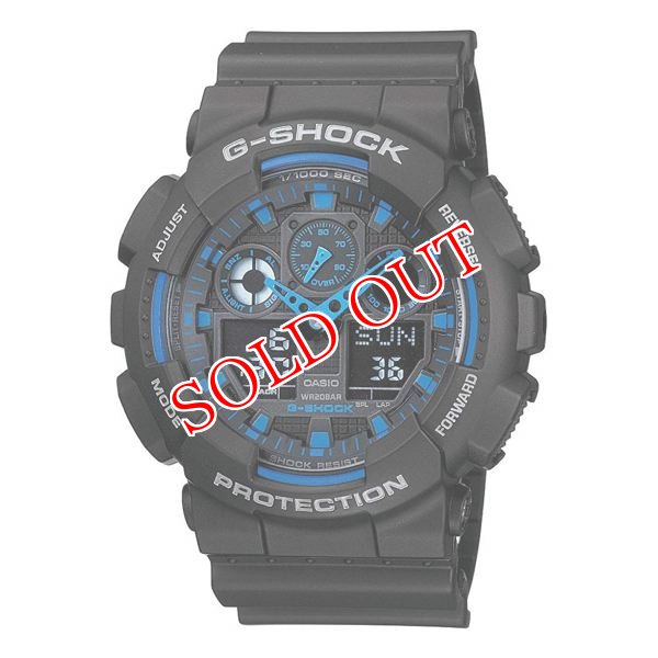 画像1: カシオ 腕時計 G-SHOCK Gショック GA-100-1A2 腕時計