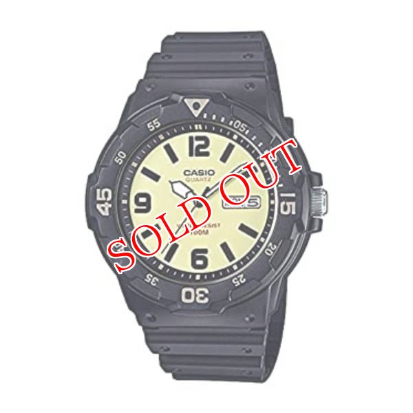 画像1: カシオ CASIO クオーツ ユニセックス 腕時計 MRW-200H-5B クリーム/ブラック