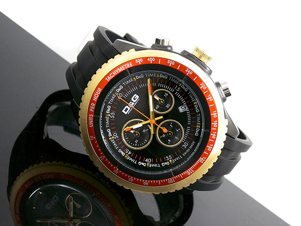 364 DOLCE&GABBANA ドルガバ時計 メンズ腕時計 クロノグラフ - 腕時計